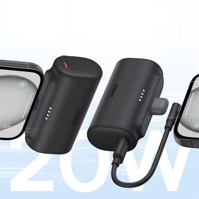 Power banka Baseus Compact 5000mAh 20W USB-C černá