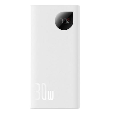 Power banka Baseus Adaman2 10000mAh 30W 2xUSB/USB-C bílá