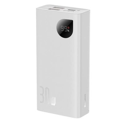 Power banka Baseus Adaman2 10000mAh 30W 2xUSB/USB-C bílá