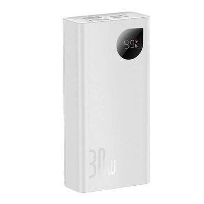 Power banka Baseus Adaman2 10000mAh 30W 2xUSB/USB-C bílá