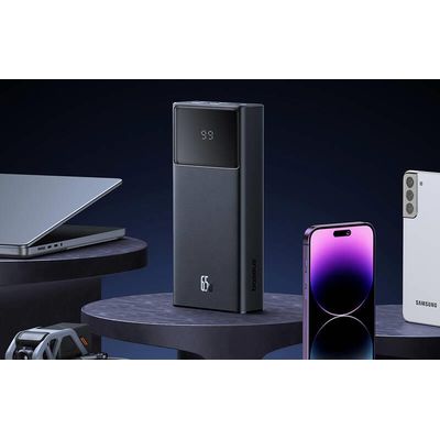 Power banka Baseus Star-Lord 20000mAh 65W 2x USB-A/micro USB/USB-C černá
