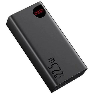 Power banka Baseus Adaman 40000mAh 22,5W 3x USB-A/micro USB/USB-C černá