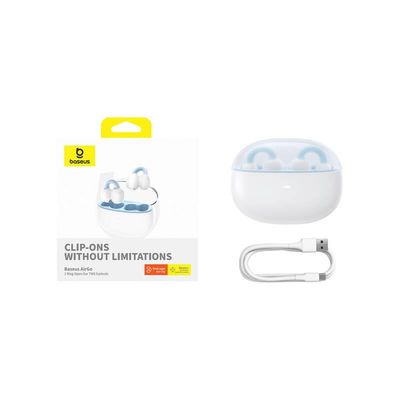 Bluetooth sluchátka Baseus AirGo 1 TWS bílá