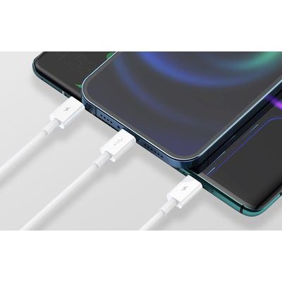 Datový kabel Baseus Superior 3v1 USB/microUSB, Lightning, USB-C 1,5m 3,5A bílý