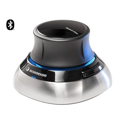 3Dconnexion SpaceMouse Wireless - 3D myš - 2 tlačítka - bezdrátový - Bluetooth, 2.4 GHz