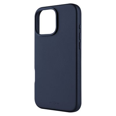 Kožený zadní kryt FIXED MagLeather s podporou MagSafe pro Apple iPhone 16 Pro Max, modrý
