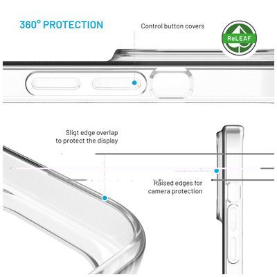 TPU gelový kryt FIXED ReStory AntiUV pro Apple iPhone 16 Pro, čirý