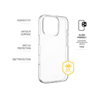 TPU gelový kryt FIXED Story AntiUV pro Apple iPhone 16 Pro, čirý