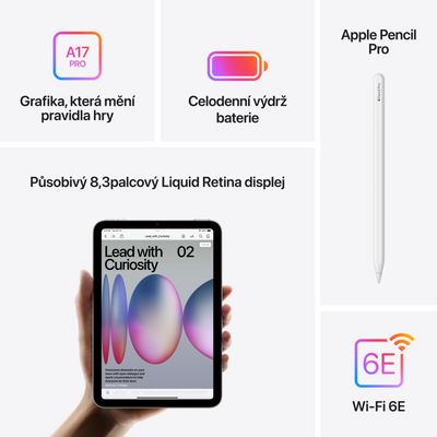 Apple iPad mini Wi-Fi 128GB - Purple (2024)