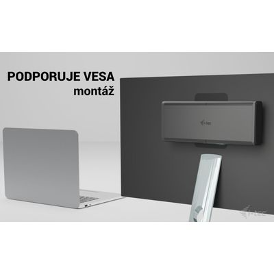 i-tec Universal 6x 4K Display Docking Station, Power Delivery 140W