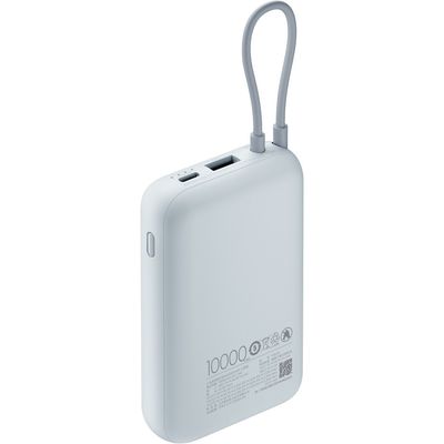 Xiaomi Power Bank 10000mAh (Integrated Cable), modrá