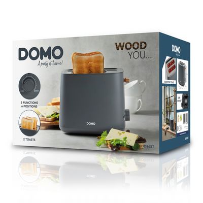 DOMO DO965T Topinkovač na 2 topinky WOOD YOU