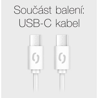 Rychlá nabíječka ALIGATOR GaN, PD 33W, USB-C/USB-C kabel, bílá