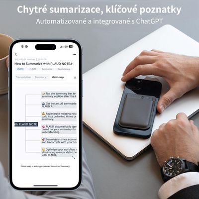 PLAUD NOTE Starlight - AI záznamník