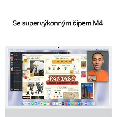 Apple iMac 24 M4 chip 8core CPU/8core GPU,16GB,256GB SSD,Silver