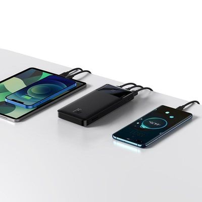 Baseus Bipow Powerbanka s digitálním displejem 10000mAh 15W černá