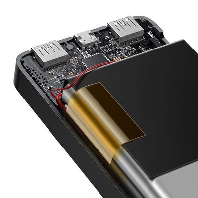 Baseus Bipow Powerbanka s digitálním displejem 10000mAh 15W černá
