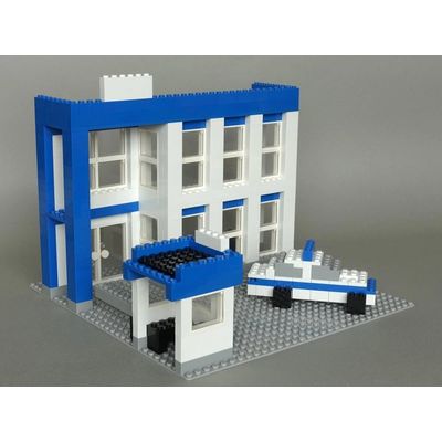 L-W Toys Policejní set 500 ks těžký