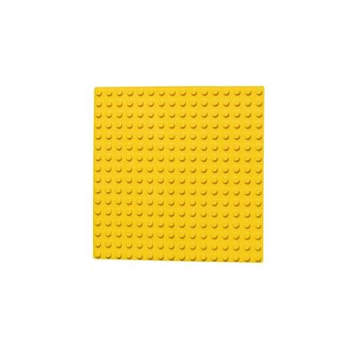 L-W Toys Podložka na stavění JUNIOR 16x16 bodů žlutá