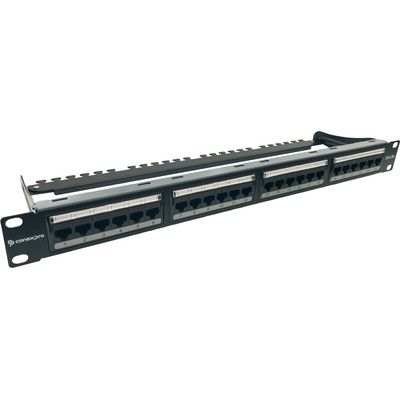 Conexpro 19 patch panel UTP, CAT5E, 24 portů, 1U