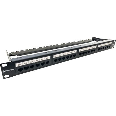 Conexpro 19 patch panel UTP, CAT6, 24 portů, 1U