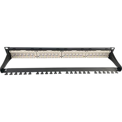 Conexpro 19 patch panel UTP, CAT6, 24 portů, 1U