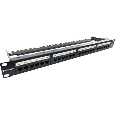 Conexpro 19 patch panel UTP, CAT6A, 24 portů, 1U