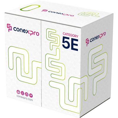 Conexpro UTP kabel ekonomy, CAT5e, PVC, 24 AWG, 305m, šedý