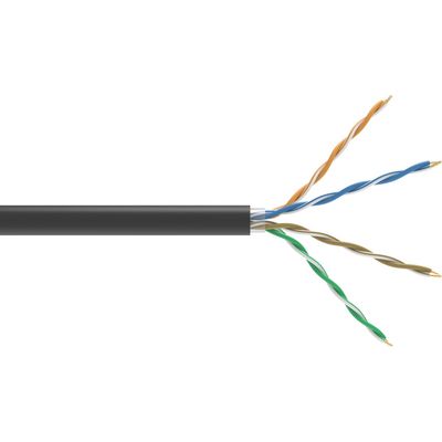 Conexpro UTP kabel venkovní, CAT5e, PE, 24 AWG, 100m, černý