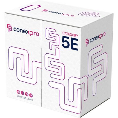 Conexpro UTP kabel ekonomy, CAT5e, LSZH, 24 AWG, 305m, bílý
