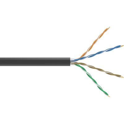 Conexpro UTP kabel venkovní, CAT5e, PE, 24 AWG, 305m, černý