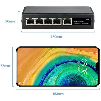 Conexpro GNT-69P51G6, PoE switch, 5x LAN, 4x PoE