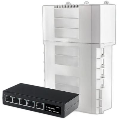 Conexpro GNT-6FP51G6, Venkovní PoE switch, 5x LAN, 4x PoE