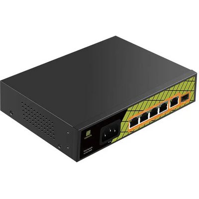 Conexpro GNT-P1006GA, PoE switch, 5x LAN, 4x PoE, 1x SFP