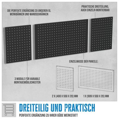 Güde GL 1709 XL závěsná stěna 3dílná