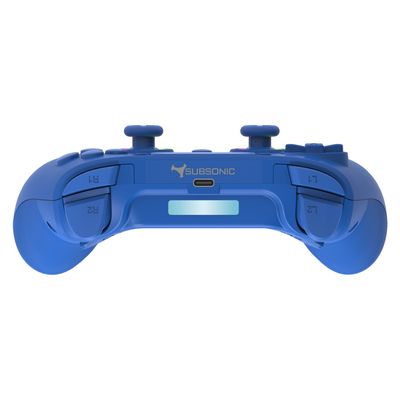 SUBSONIC by SUPERDRIVE Wireless LED pro PS4, modrý