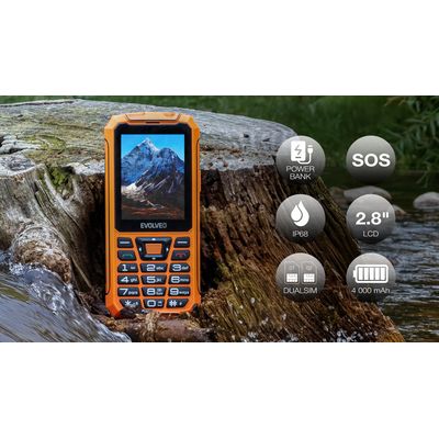 EVOLVEO StrongPhone Z6 oranžový