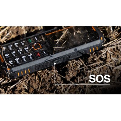 EVOLVEO StrongPhone X5 černo-šedý