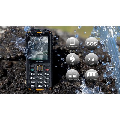 EVOLVEO StrongPhone X5 černo-šedý