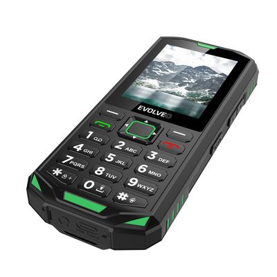 EVOLVEO StrongPhone X5 černo-zelený