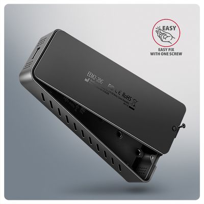 AXAGON EEM2-20G, USB-C 20Gbps - M.2 NVMe SSD kovový ARMORED box