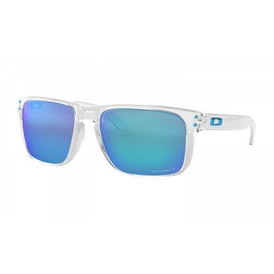 Sluneční brýle OAKLEY HOLBROOK XL POLISHED CLEAR / PRIZM SAPPHIRE POLARIZED
