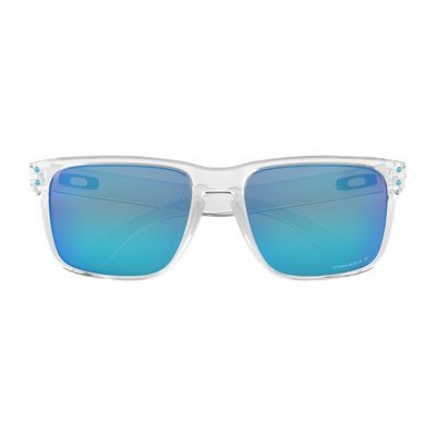 Sluneční brýle OAKLEY HOLBROOK XL POLISHED CLEAR / PRIZM SAPPHIRE POLARIZED