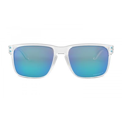 Sluneční brýle OAKLEY HOLBROOK XL POLISHED CLEAR / PRIZM SAPPHIRE POLARIZED