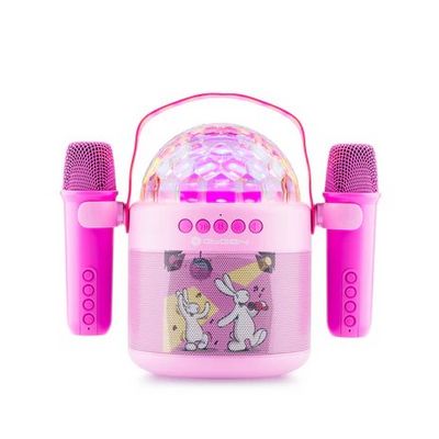 Přenosný reproduktor GoGEN BOB A BOBEK DISCO, růžový