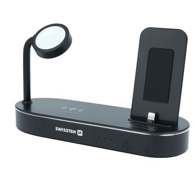 SWISSTEN bezdrátová nabíječka 4v1 MFi (kompatibilní s MagSafe)