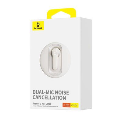 Chytré Bluetooth sluchátko Baseus Bowie CM10 bílé