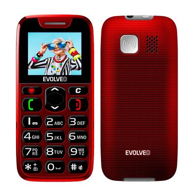 EVOLVEO EasyPhone červený
