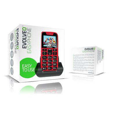 EVOLVEO EasyPhone červený