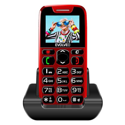 EVOLVEO EasyPhone červený